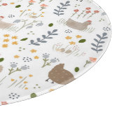 Chicken Lovers Boerderij Dier  Bloemen Snijplank (Hoek)