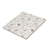 Chicken Lovers Boerderij Dier  Bloemen Tegeltje (Zijkant)