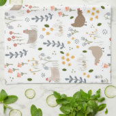 Chicken Lovers Boerderij Dier  Bloemen Theedoek (Gevouwen)