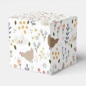 Chicken Lovers Gepersonaliseerde Partij Bedankdoosjes (Achterkant)