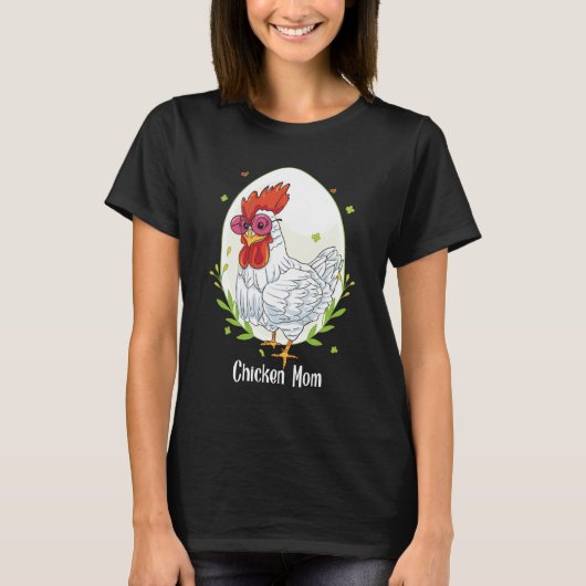 Chicken Ma Cute Poultry Farmer T-shirt (Voorkant)