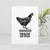 Chicken Ma Poultry Love Moederdag Gifts Kaart (Staand voorkant)