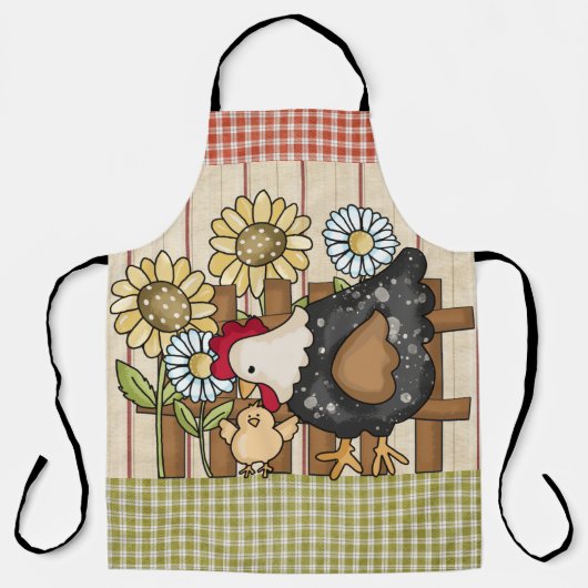 Chicken Mama Apron Schort (Voorkant)