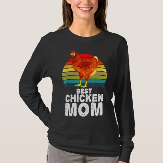 Chicken Mama Farmer Chicken T-shirt (Voorkant)