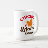 Chicken Mama Schattige Grappig Moederdag Gift Koffiemok (Voorkant rechts)