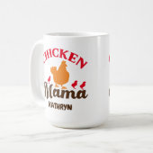 Chicken Mama Schattige Grappig Moederdag Gift Koffiemok (Voorkant links)
