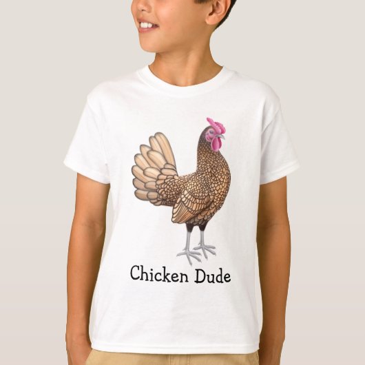 Chicken Man Kinder T-Shirt (Voorkant)