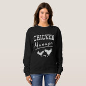 Chicken Manager Funny Farmer Trui (Voorkant volledig)