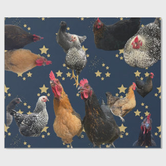 Chicken Mania 2 All Occasion Wrapping Paper Cadeaupapier