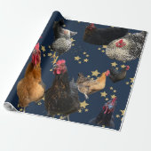 Chicken Mania 2 All Occasion Wrapping Paper Cadeaupapier (Uitgerold)