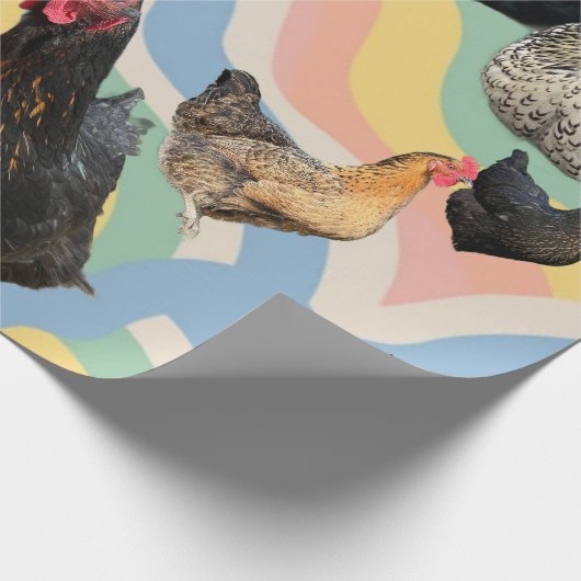 Chicken Mania 2 All Occasion Wrapping Paper Cadeaupapier (Hoek)