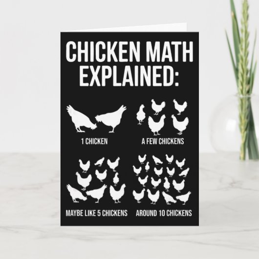 Chicken Math Explained, Chicken Owner  Kaart (Voorkant)