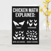 Chicken Math Explained, Chicken Owner  Kaart (Gele Bloem)