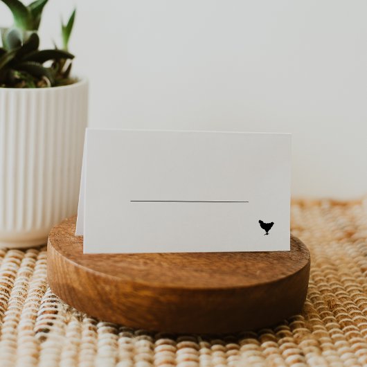 Chicken Meal Option Wedding Plaatskaartje