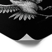 Chicken Meme Caw Funny Sayings Rooster Humor Quote Poster (Hoek)