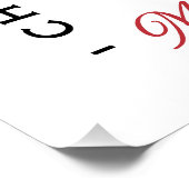 Chicken Merry Christmas country funny farm animal Perfect Poster (Hoek)