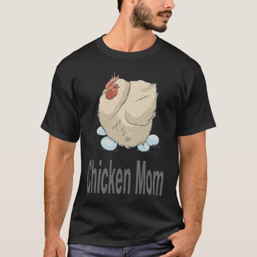 Chicken Mom Chicken Farming T-shirt (Voorkant)