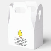 CHICKEN MOTIEVEN BEDANKDOOSJES (Geopend)