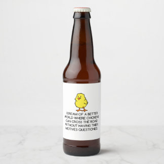 CHICKEN MOTIEVEN BIER ETIKET