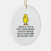 CHICKEN MOTIEVEN KERAMISCH ORNAMENT (Rechts)