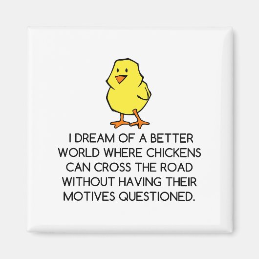 CHICKEN MOTIEVEN MAGNEET (Voorkant)