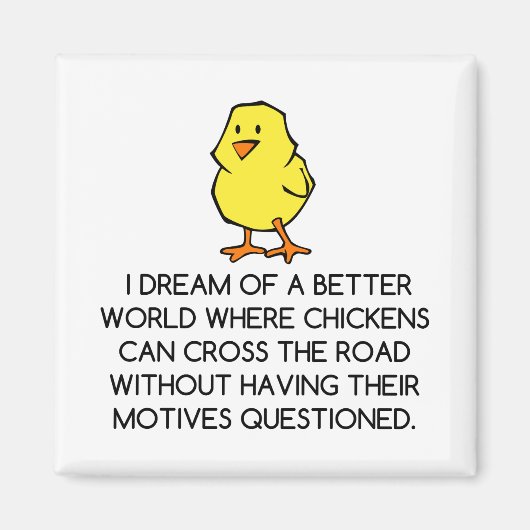 CHICKEN MOTIEVEN MAGNEET (Voorkant)