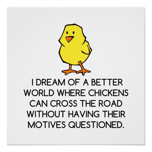 CHICKEN MOTIEVEN PERFECT POSTER (Voorkant)