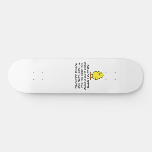 CHICKEN MOTIEVEN PERSOONLIJK SKATEBOARD (Horizontaal)