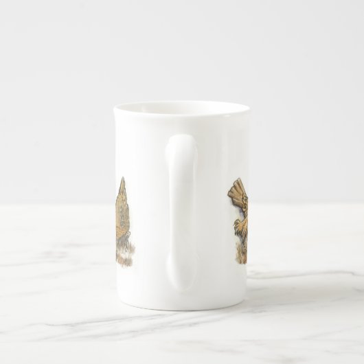 Chicken mug #7 porselein kop (Achterkant)