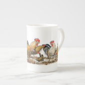 Chicken mug #7 porselein kop (Voorkant rechts)