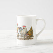 Chicken mug #7 porselein kop (Rechts)