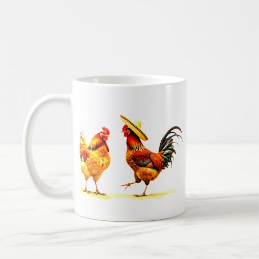 chicken mug koffiemok (Links)