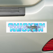 Chicken Necker Bumpersticker (Op auto)