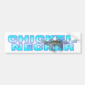 Chicken Necker Bumpersticker (Voorkant)