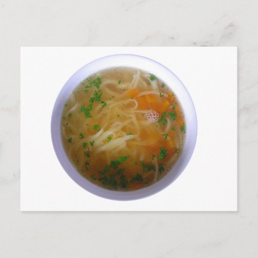 Chicken Noodle Soup Briefkaart (Voorkant)