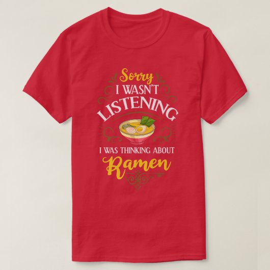 Chicken Noodle Soup Gift Japanse Ramen Bowl T-shirt (Design voorkant)