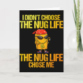 Chicken Nugget Art For Men Women Kids Chicken Nugg Kaart (Voorkant)