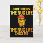 Chicken Nugget Art For Men Women Kids Chicken Nugg Kaart (Gele Bloem)