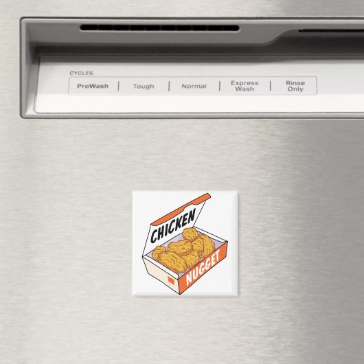 Chicken Nugget Box Magneet (Insitu (Vaatwasser))