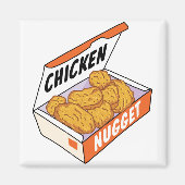 Chicken Nugget Box Magneet (Voorkant)