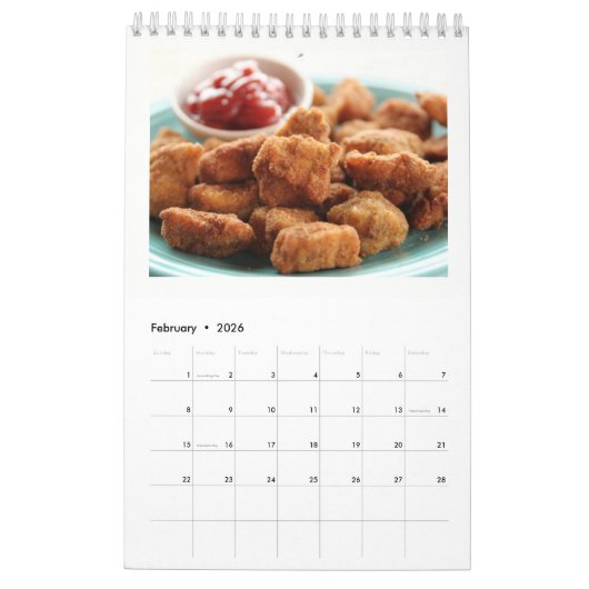 Chicken Nugget Calendar 2018 Kalender (Feb 2026)