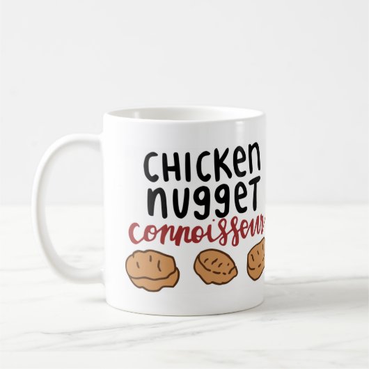 Chicken Nugget Connoisseur Koffiemok (Links)