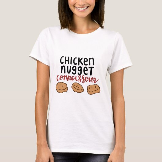 Chicken Nugget Connoisseur T-shirt (Voorkant)