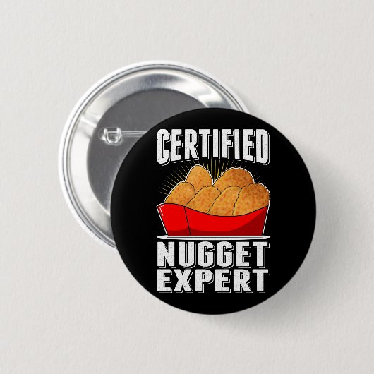 Chicken Nugget Expert Nug Life Ronde Button 5,7 Cm (Voorkant /achterkant)