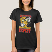 Chicken Nugget Expert Nugget Chicken Nuggets Fast T-shirt (Voorkant)