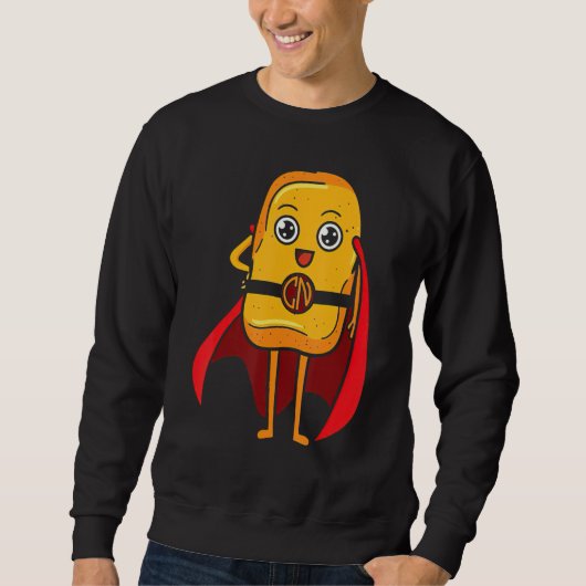 Chicken Nugget I Love Fried Chicken Nugget Fast Fo Trui (Voorkant)