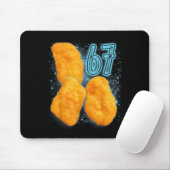 Chicken Nugget Lover 67 Meme Six Seven Fried Chick Muismat (Met muis)
