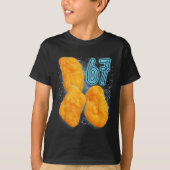 Chicken Nugget Lover 67 Meme Six Seven Fried Chick T-shirt (Voorkant)