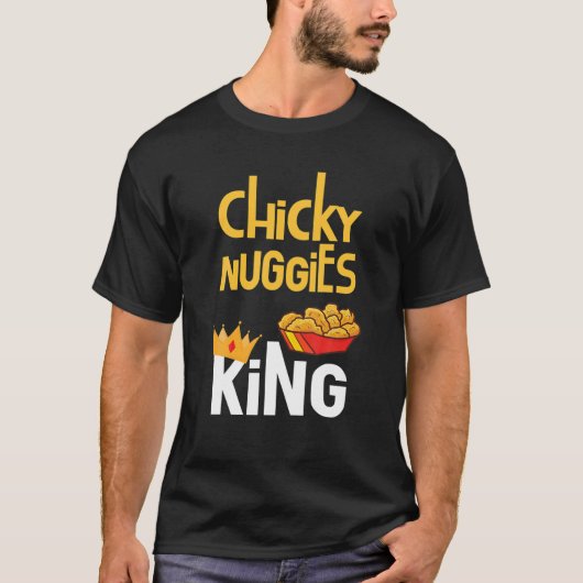 Chicken Nugget Meme | Chicky Nuggies King T-shirt (Voorkant)