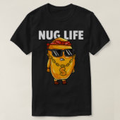 Chicken Nugget Nug Life Tenders Gangster Lovers T-shirt (Design voorkant)